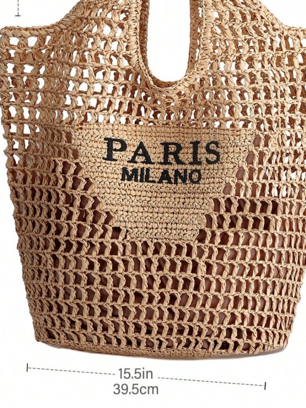 Vacation Women's Straw Beach tote bag - Picture 2 of 6